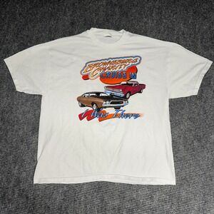 Vintage Brownsburg Charity Cruise In T Shirt Adult XL‎ Cotton Poly Classic Cars